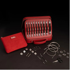 41650 KnitPro Набір з'ємних спиць Elan Premium Karbonz - 11.5 см (довжина спиць)