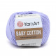 417 Пряжа Baby Cotton 50гр - 165 м (світло-бузковий). YarnArt