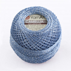 417 Пряжа Camellia 20гр - 190м (Блакитний) YarnArt