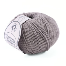 417 Пряжа Campolmi Filati Svezia, 100г - 250м, сіра, 50% вовна, 50% акрил