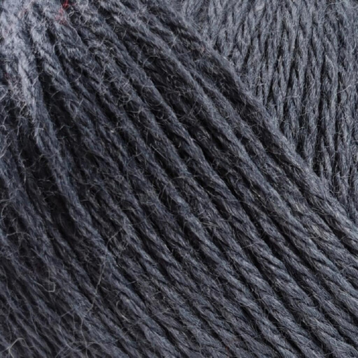 418 Пряжа Campolmi Filati Svezia, 100г - 250м, темно-сірий, 50% вовна, 50% акрил