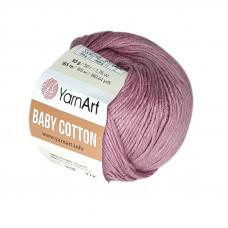 419 Пряжа Baby Cotton 50гр - 165 м (брудно-рожевий). YarnArt