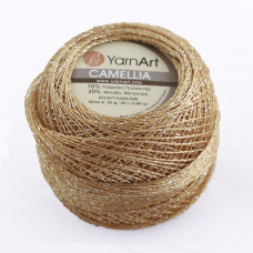 419 Пряжа Camellia 20гр - 190м (золотий) YarnArt