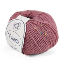 419 Пряжа Campolmi Filati Tweed, 100г - 250м, англійська троянда, 50% вовна, 50% акрил