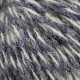 42 Пряжа Campolmi Filati Pierrot, 100г - 115м, білий-сірий, 25% мохер, 50% вовна, 25% акрил