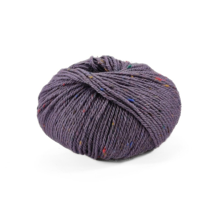 42 Пряжа Laines du Nord Holiday Tweed, 50г - 125м, бузковий, 50% вовна, 39% акрил, 11% віскоза