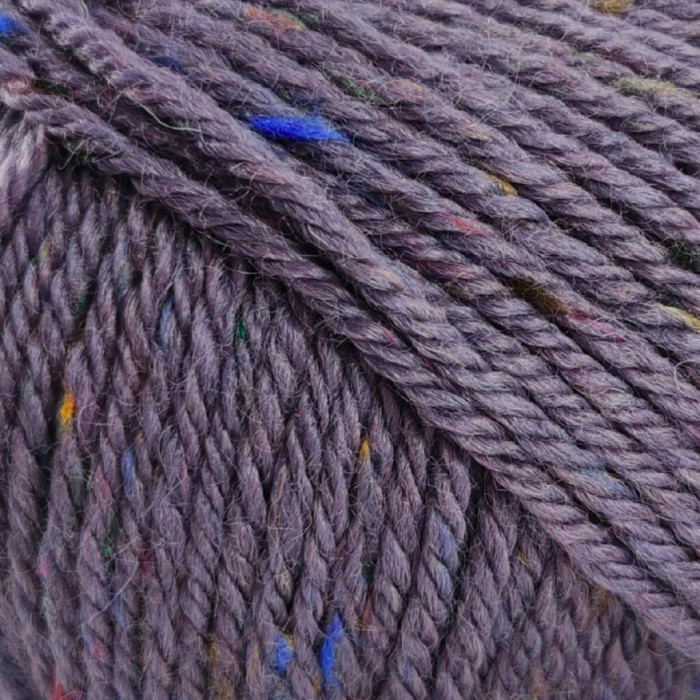 42 Пряжа Laines du Nord Holiday Tweed, 50г - 125м, бузковий, 50% вовна, 39% акрил, 11% віскоза