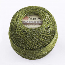 420 Пряжа Camellia 20гр - 190м (Зелений) YarnArt