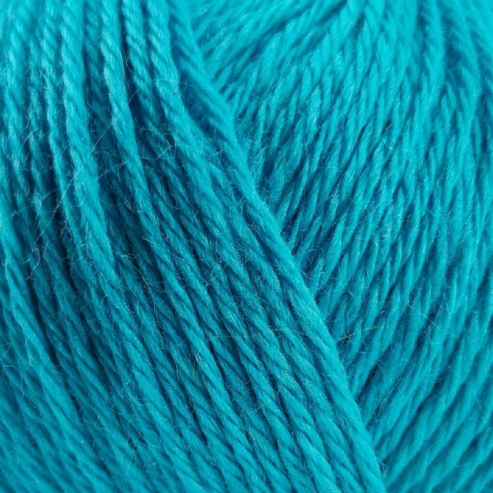 420 Пряжа Campolmi Filati Svezia, 100г - 250м, бірюзовий, 50% вовна, 50% акрил