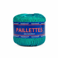 420 Пряжа Tropical Lane Paillettes, 25г - 195м, смарагдовий, 100% поліестер