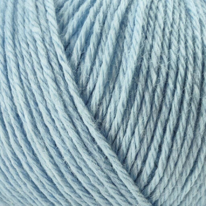 422 Пряжа Campolmi Filati Svezia, 100г - 250м, блакитний, 50% вовна, 50% акрил