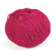 422 Пряжа Campolmi Filati Tweed, 100г - 250м, яскраво рожевий, 50% вовна, 50% акрил