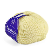 423 Пряжа Campolmi Filati Georgia, 50г - 200м, ванільний, 50% вовна меринос, 50% акрил