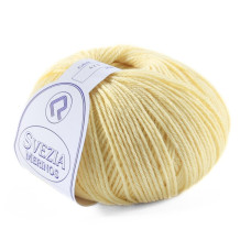 423 Пряжа Campolmi Filati Svezia, 100г - 250м, ванільний, 50% вовна, 50% акрил
