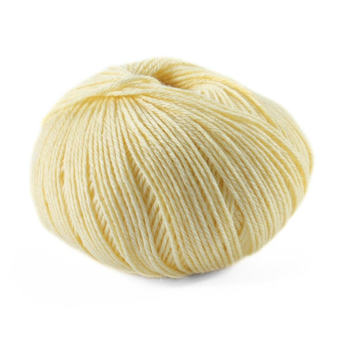 423 Пряжа Campolmi Filati Svezia, 100г - 250м, ванільний, 50% вовна, 50% акрил