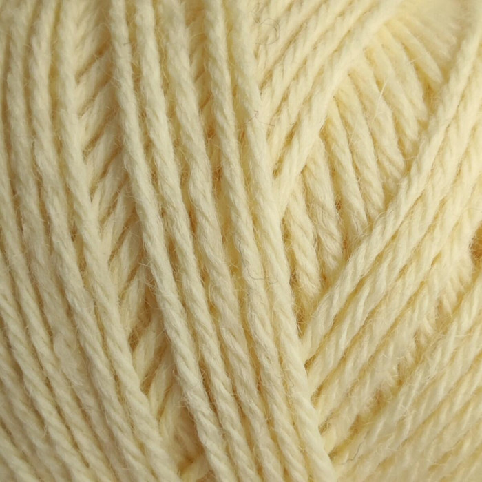 423 Пряжа Campolmi Filati Svezia, 100г - 250м, ванільний, 50% вовна, 50% акрил