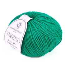 424 Пряжа Campolmi Filati Tweed, 100г - 250м, яскраво-зелений, 50% вовна, 50% акрил