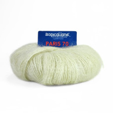 425 Пряжа Tropical Lane Paris 70, 40г - 120м, приглушений салатовий, 70% кід мохер, 30% акрил