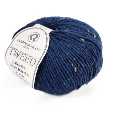 426 Пряжа Campolmi Filati Tweed, 100г - 250м, джинс, 50% вовна, 50% акрил