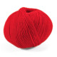 429 Пряжа Campolmi Filati Svezia, 100г - 250м, яскраво-червоний, 50% вовна, 50% акрил