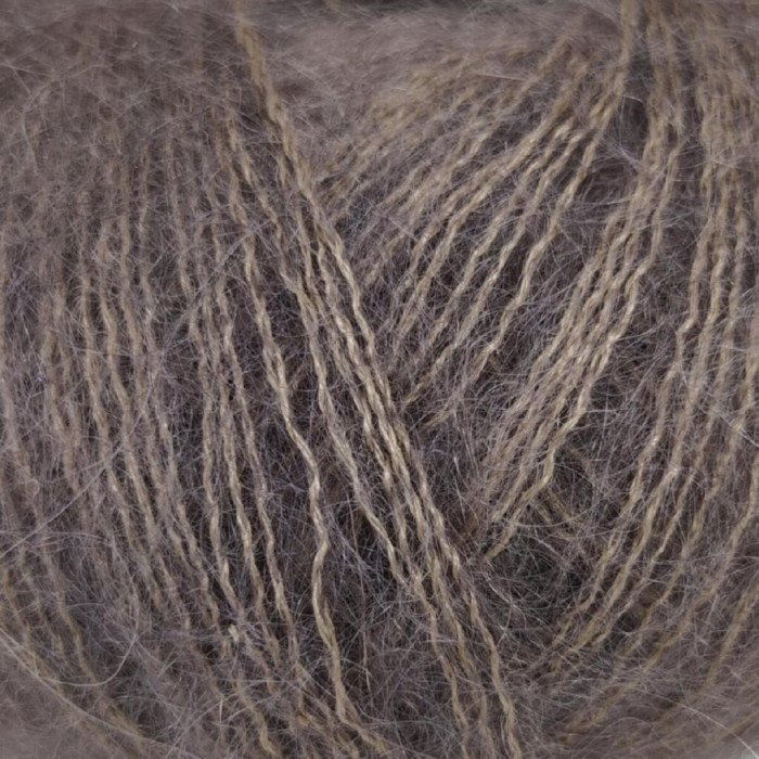 429 Пряжа Mondial Kid Seta, 25г - 210м, тауп, 70% суперкід мохер, 30% шовк