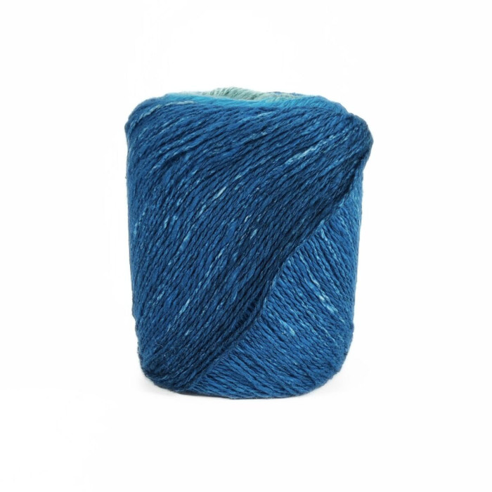 43 Пряжа Adriafil Matita Filato, 100г - 240м, різнокольоровий меланж, 76% бавовна, 24% конопля