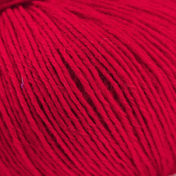 430 Пряжа Campolmi Filati Georgia, 50г - 200м, червоний, 50% вовна меринос, 50% акрил