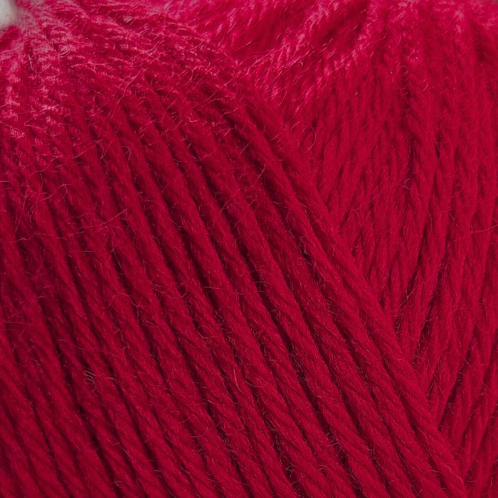 430 Пряжа Campolmi Filati Svezia, 100г - 250м, червоний, 50% вовна, 50% акрил