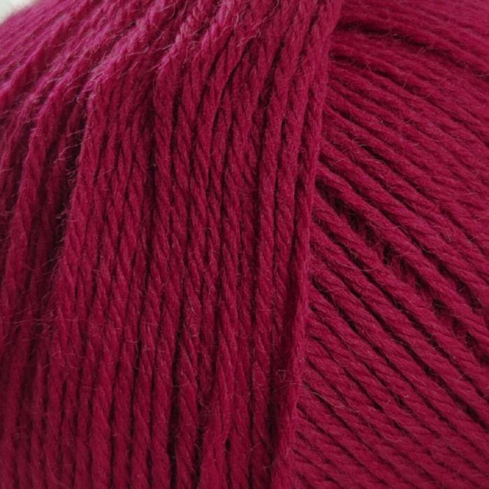 431 Пряжа Campolmi Filati Svezia, 100г - 250м, вишневий, 50% вовна, 50% акрил