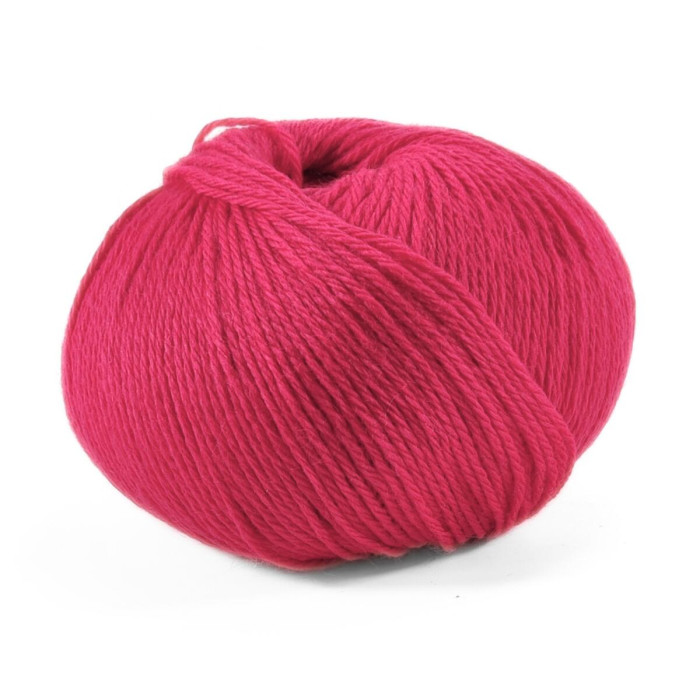 433 Пряжа Campolmi Filati Svezia, 100г - 250м, рожевий, 50% вовна, 50% акрил