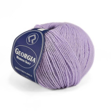 434 Пряжа Campolmi Filati Georgia, 50г - 200м, бузковий, 50% вовна меринос, 50% акрил