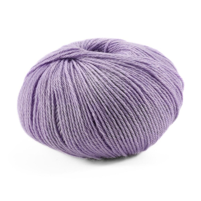 434 Пряжа Campolmi Filati Svezia, 100г - 250м, бузковий, 50% вовна, 50% акрил