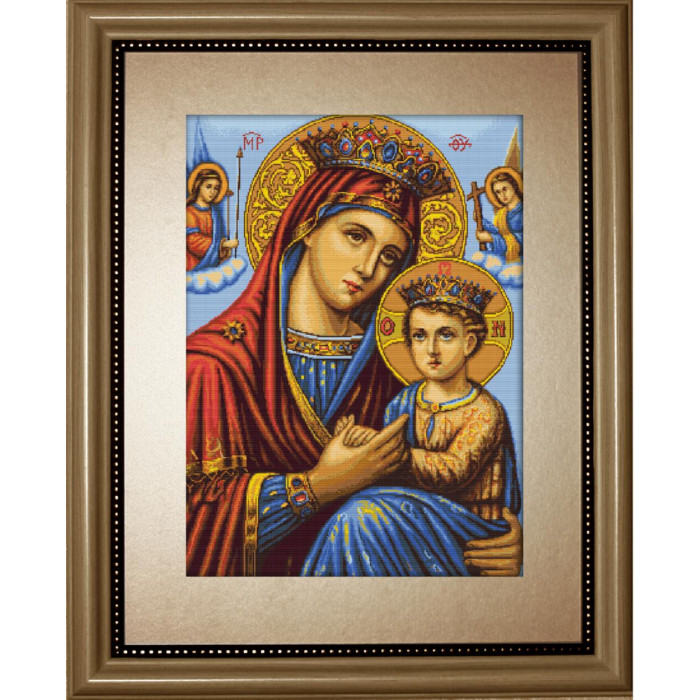 G428 Ікона Божої Матері. Luca-S. Набір для вишивання нитками (гобелен)
