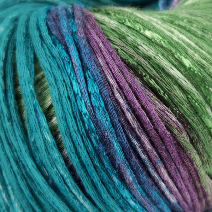 44 Пряжа Adriafil Viceversa, 50г - 155м, різнокольоровий меланж, 42% бавовна, 58% віскоза