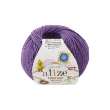 44 Пряжа Cotton Gold Hobby New  50г-165мм (фіолетовий). Alize