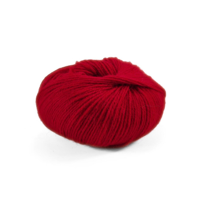 44 Пряжа Laines du Nord Ciliegia, 50г - 150м, червоний, 100% альпака бебі