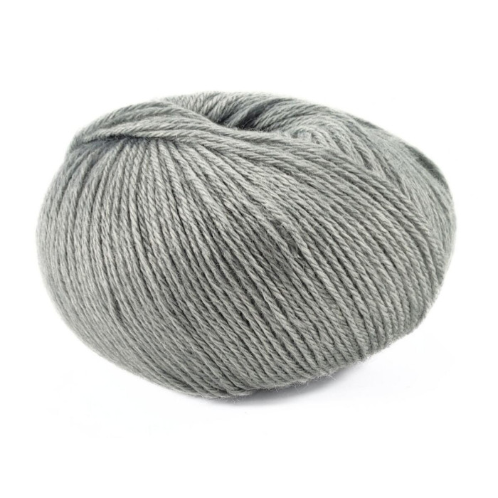 441 Пряжа Campolmi Filati Svezia, 100г - 250м, сірий, 50% вовна, 50% акрил