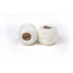 444 Муліне Art. 87 Pearl Cotton Luca-S, бавовна, 10 г, 80 м, колір кремово-білий