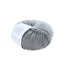 444 Пряжа Laines du Nord Dolly 125, 50г - 125м, світло-сірий, 100% вовна