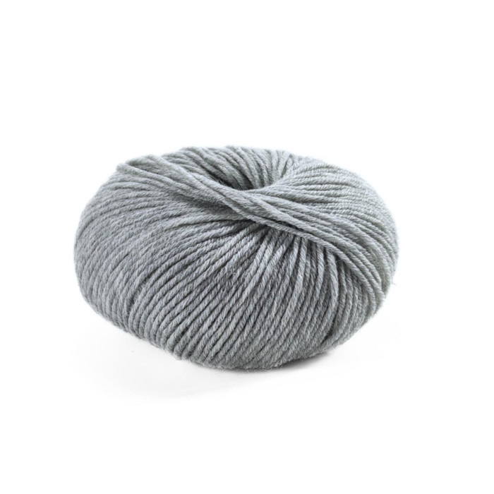 444 Пряжа Laines du Nord Dolly 125, 50г - 125м, світло-сірий, 100% вовна