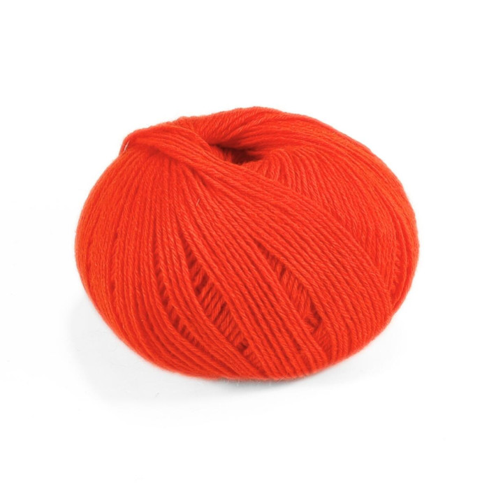 446 Пряжа Campolmi Filati Georgia, 50г - 200м, помаранчевий, 50% вовна меринос, 50% акрил