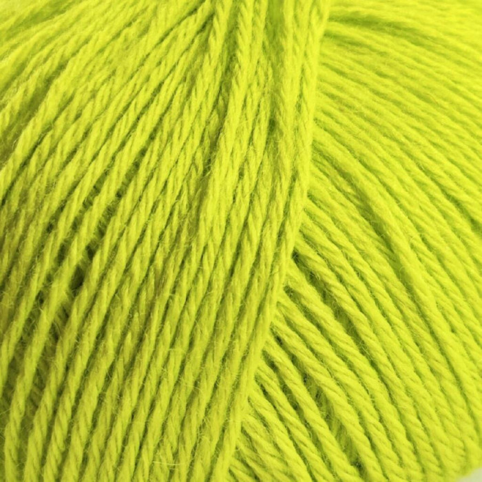 449 Пряжа Campolmi Filati Svezia, 100г - 250м, яскраво-фісташковий, 50% вовна, 50% акрил