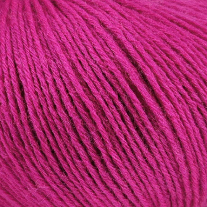 451 Пряжа Campolmi Filati Georgia, 50г - 200м, фуксія, 50% вовна меринос, 50% акрил