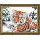 VKA3087 Тигриця з тигром. ArtSolo. Схема на тканині для вишивання бісером