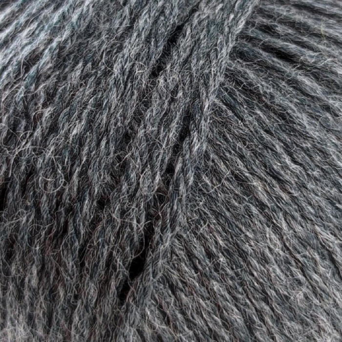 454 Пряжа Campolmi Filati Svezia, 100г - 250м, антрацит, 50% вовна, 50% акрил