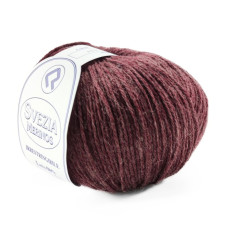 455 Пряжа Campolmi Filati Svezia, 100г - 250м, бордовий, 50% вовна, 50% акрил
