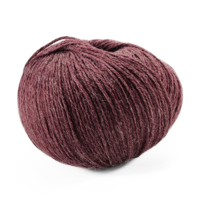 455 Пряжа Campolmi Filati Svezia, 100г - 250м, бордовий, 50% вовна, 50% акрил