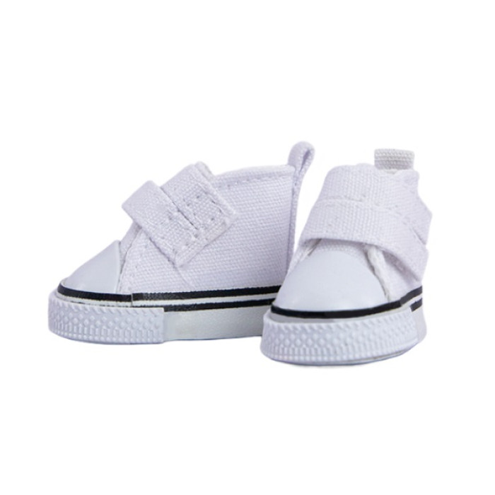 455458 10 SHOES FOR AMIGURUMI взуття для ляльок 1 пара, білі