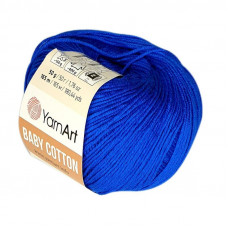 456 Пряжа Baby Cotton 50гр - 165 м (синій). YarnArt