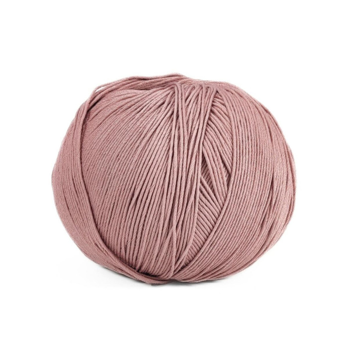 46 Пряжа Adriafil Alterego Filato, 150г - 385м, антична троянда, 100% мерсенізована бавовна